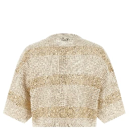 Beige Cotton Cardigan
