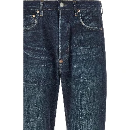 Blue Linen Jeans Denim