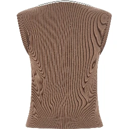 Brown Cotton Tank Tops