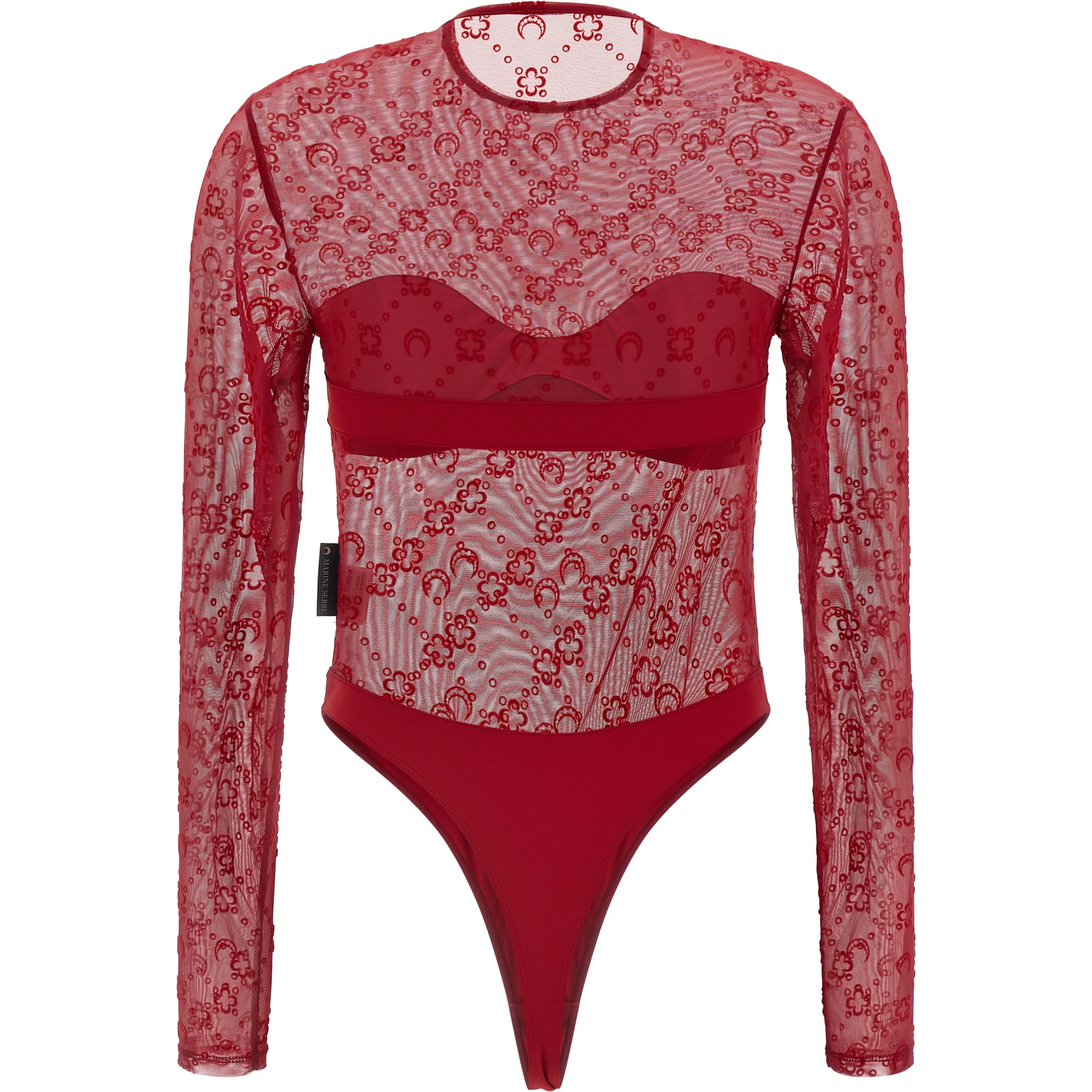 Multicolor Polyamide Bodysuit