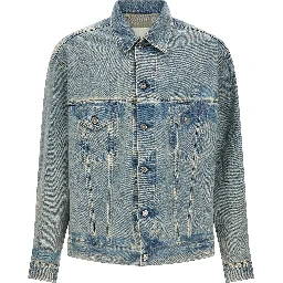 Blue Cotton Denim Jacket