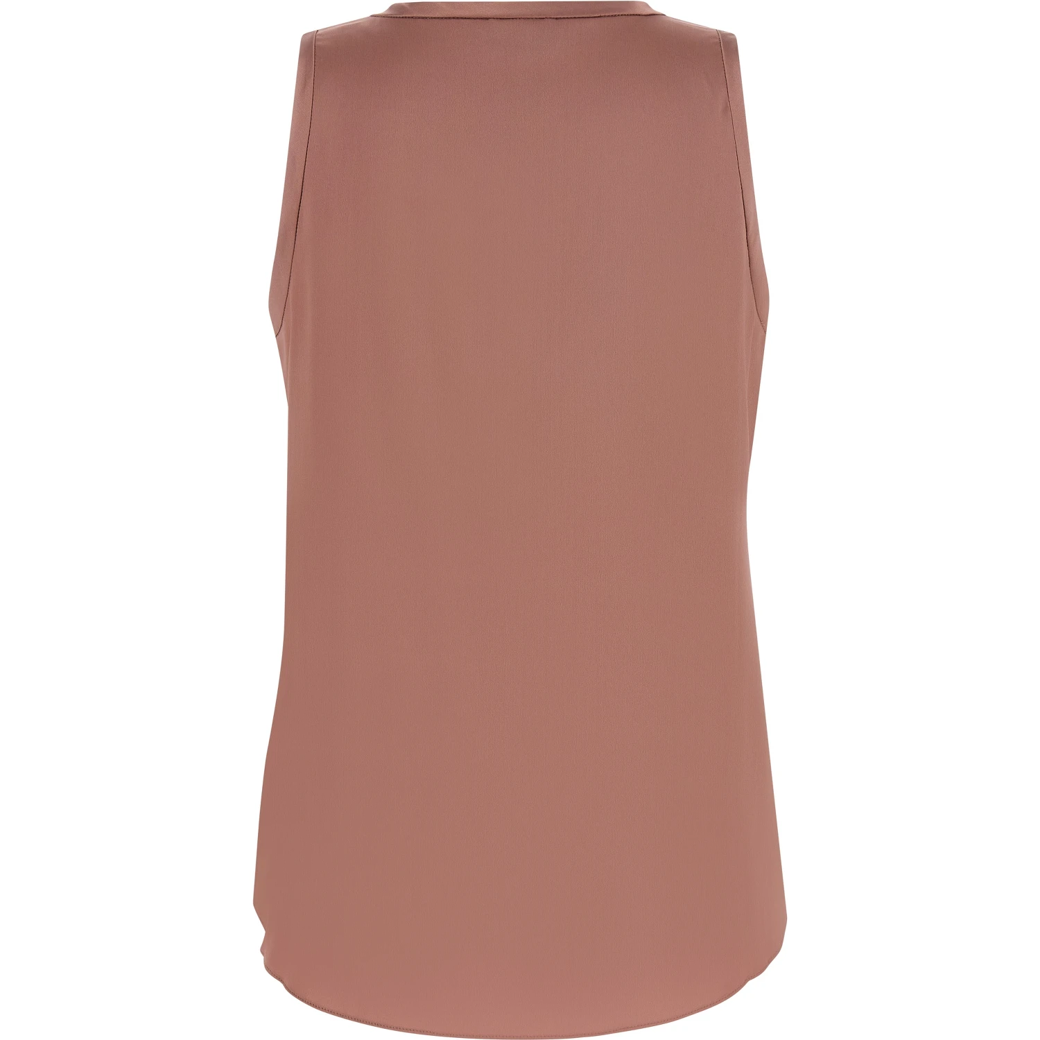 Multicolor Silk Sleeveles T-Shirt