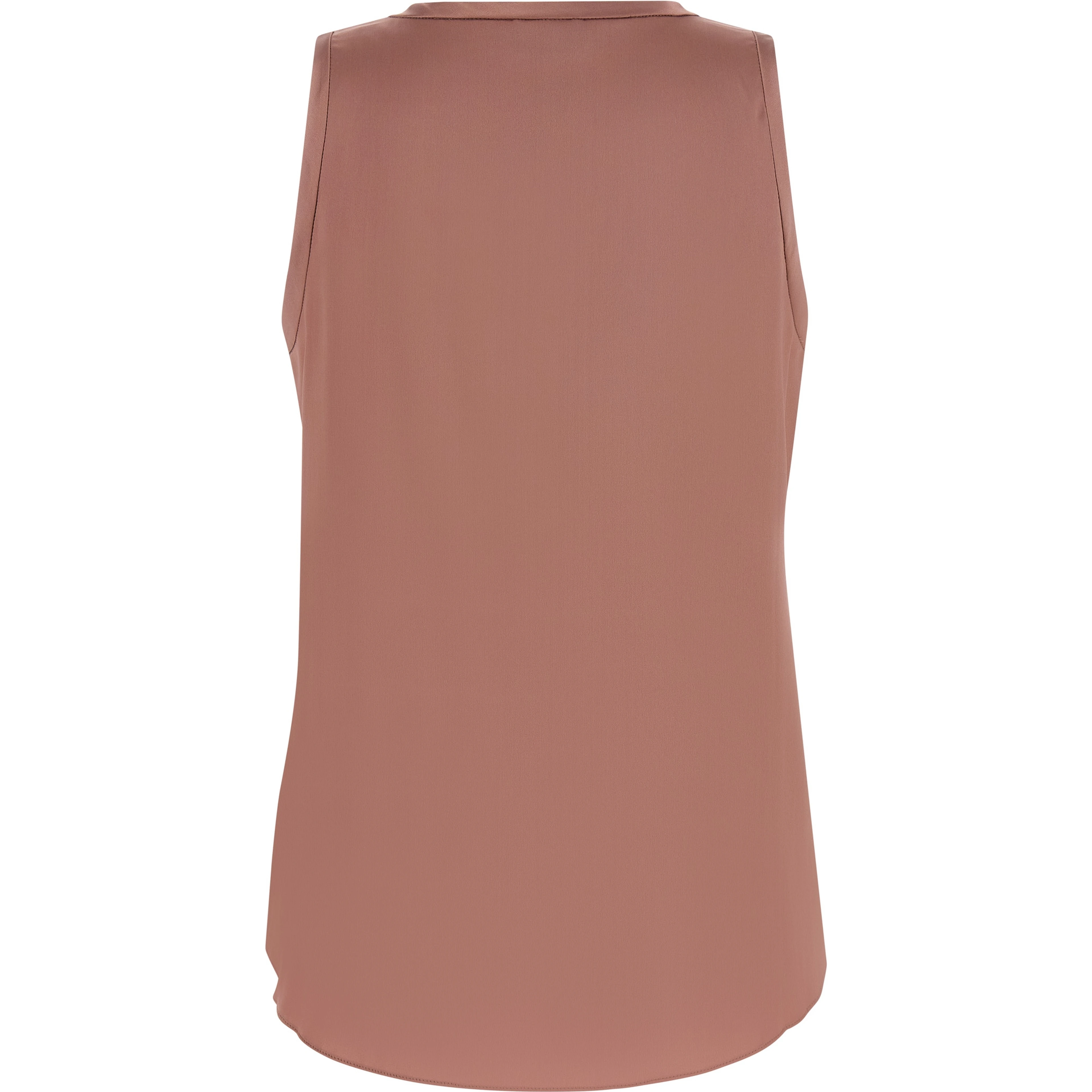 Multicolor Silk Sleeveles T-Shirt
