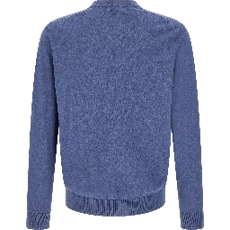 Blue Cotton Cardigan