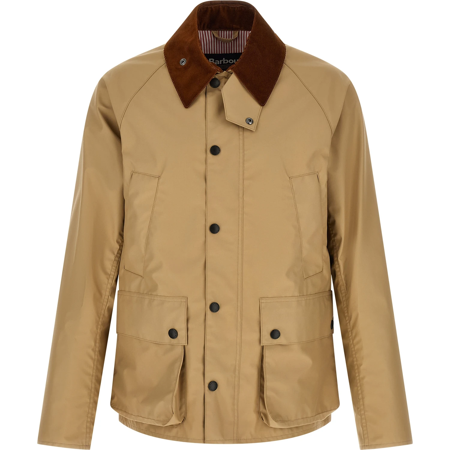 Beige Nylon Shell Jacket
