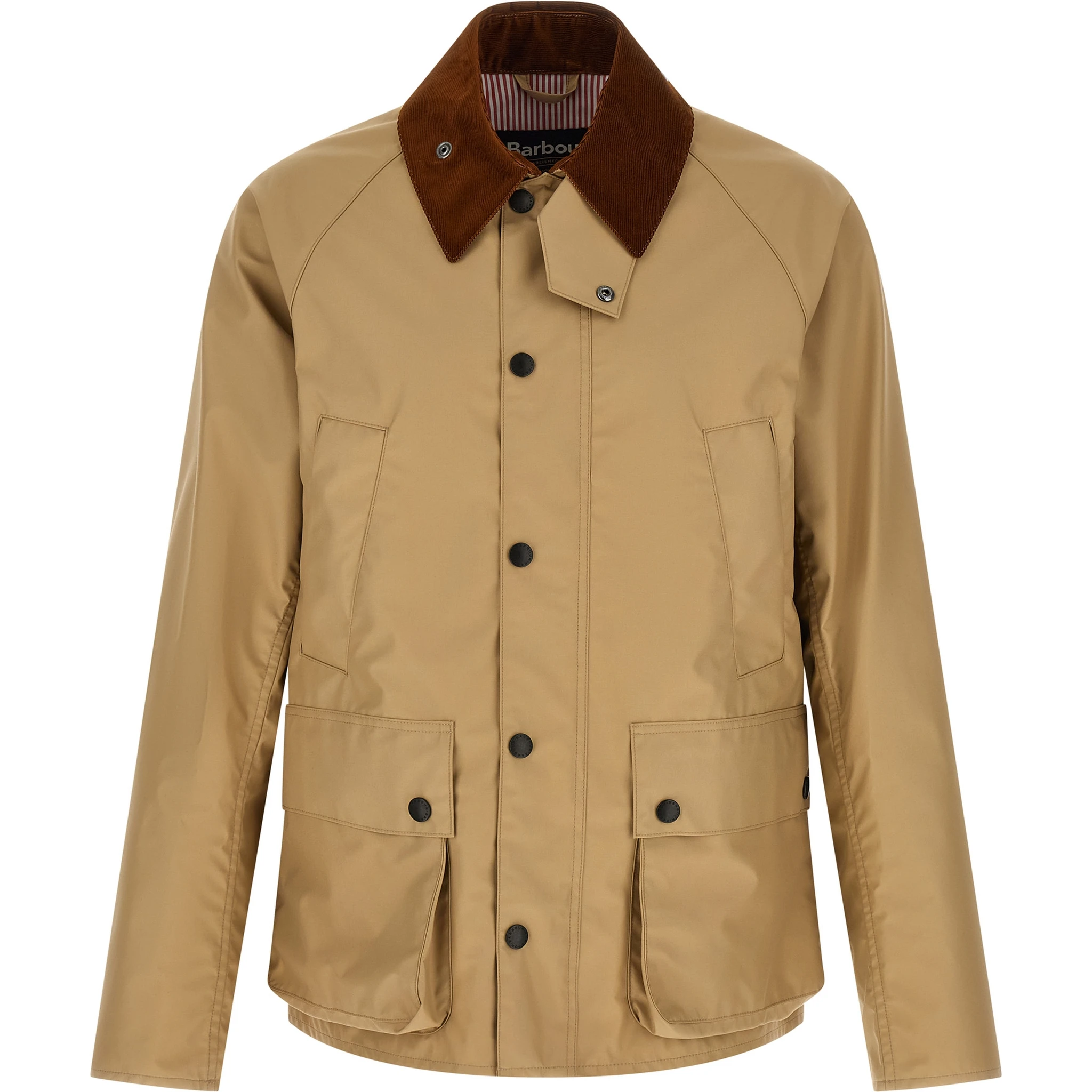 Beige Nylon Shell Jacket