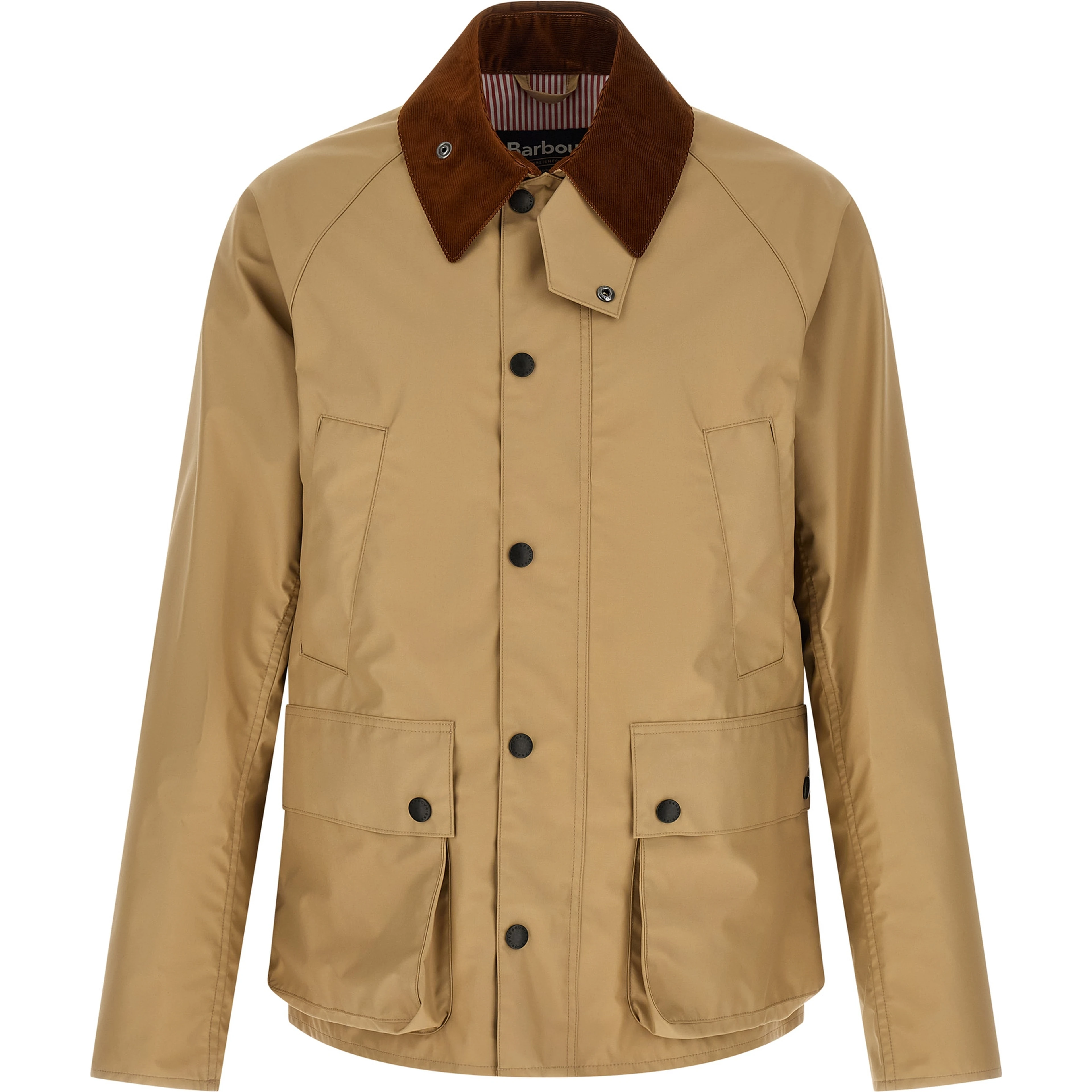 Beige Nylon Shell Jacket