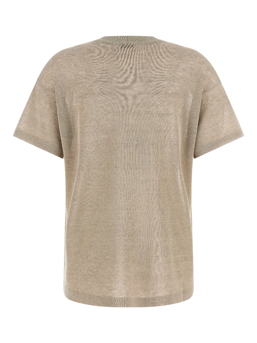 Beige Linen Cardigan