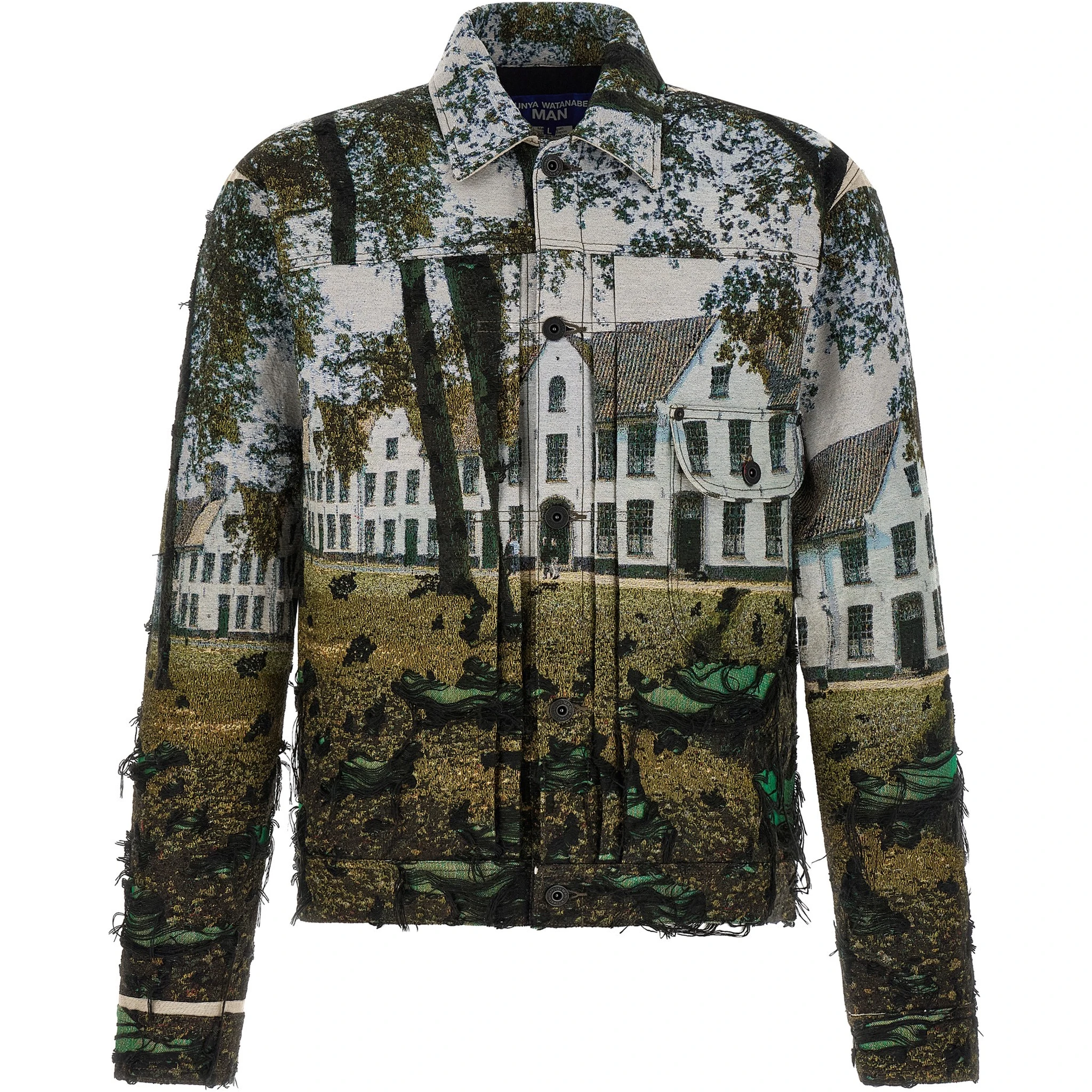 Multicolor Polyester Jacket