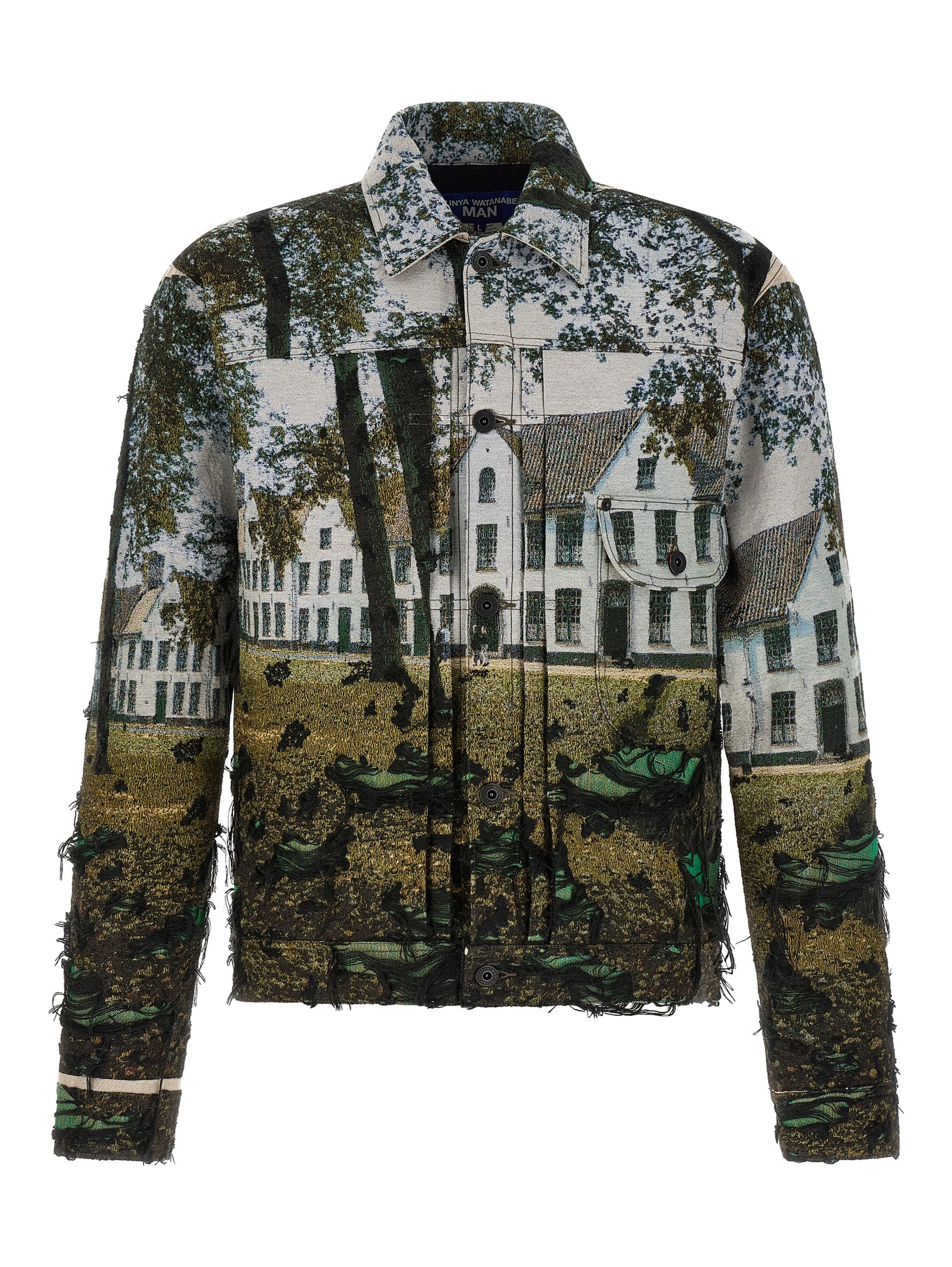 Multicolor Polyester Jacket