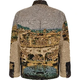 Multicolor Polyester Jacket