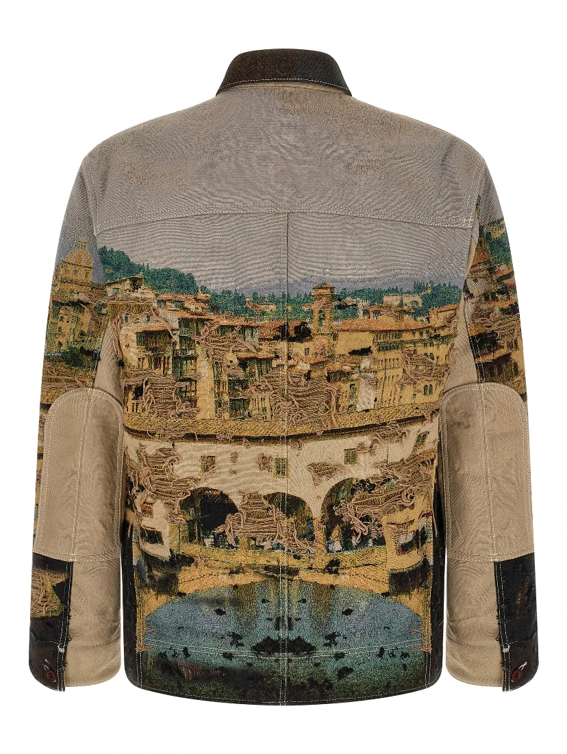 Multicolor Polyester Jacket