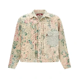 Multicolor Rayon Denim Jacket
