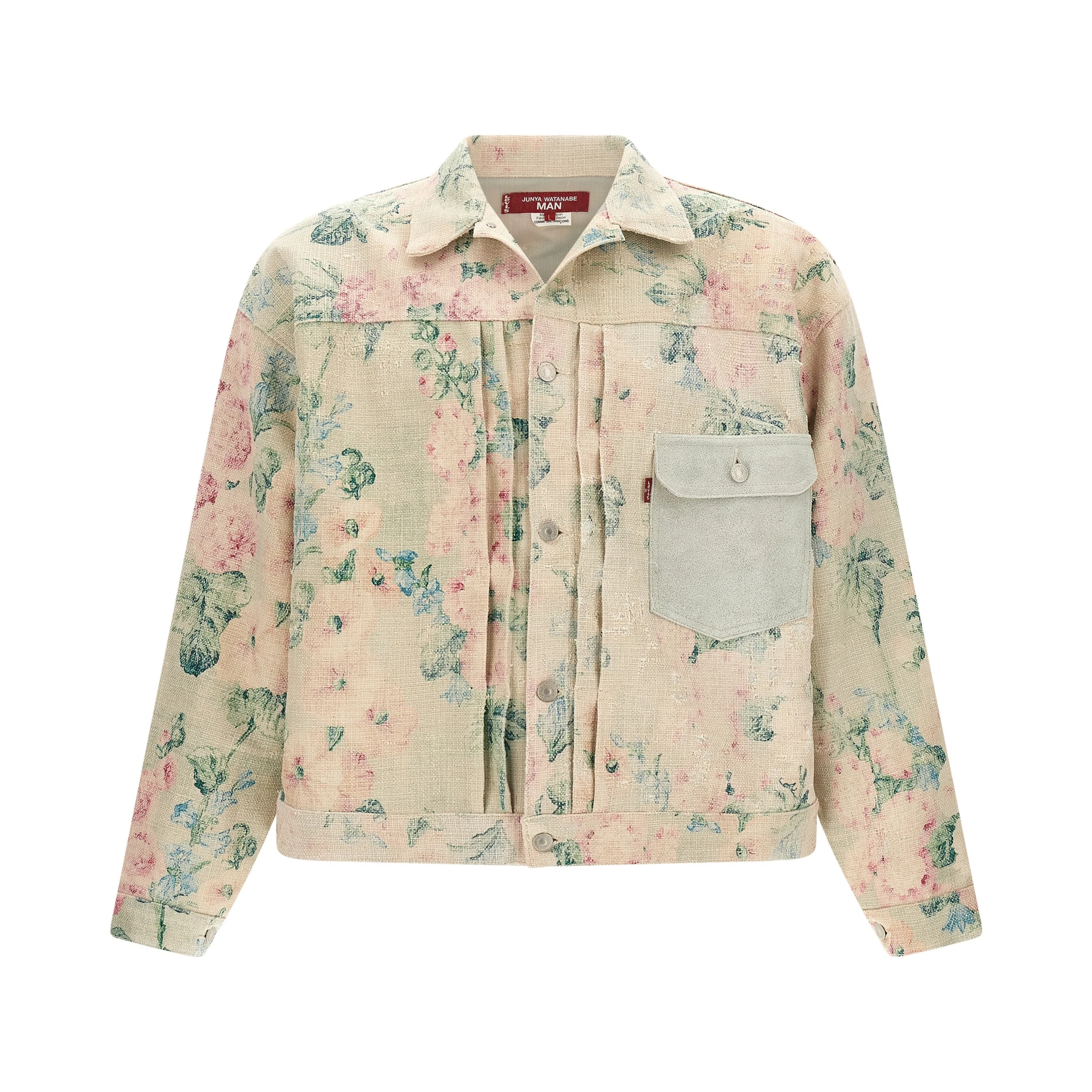 Multicolor Rayon Denim Jacket