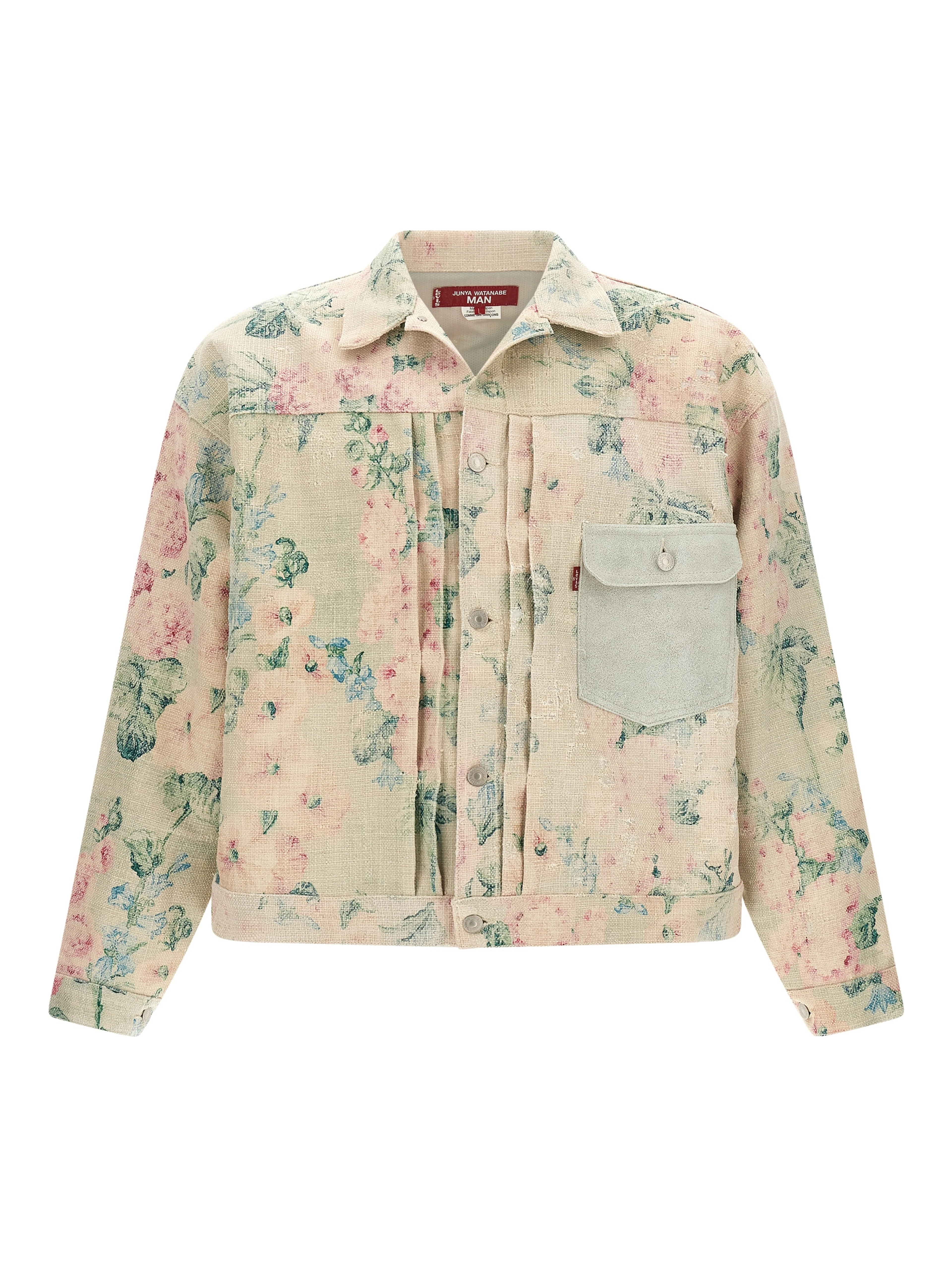 Multicolor Rayon Denim Jacket