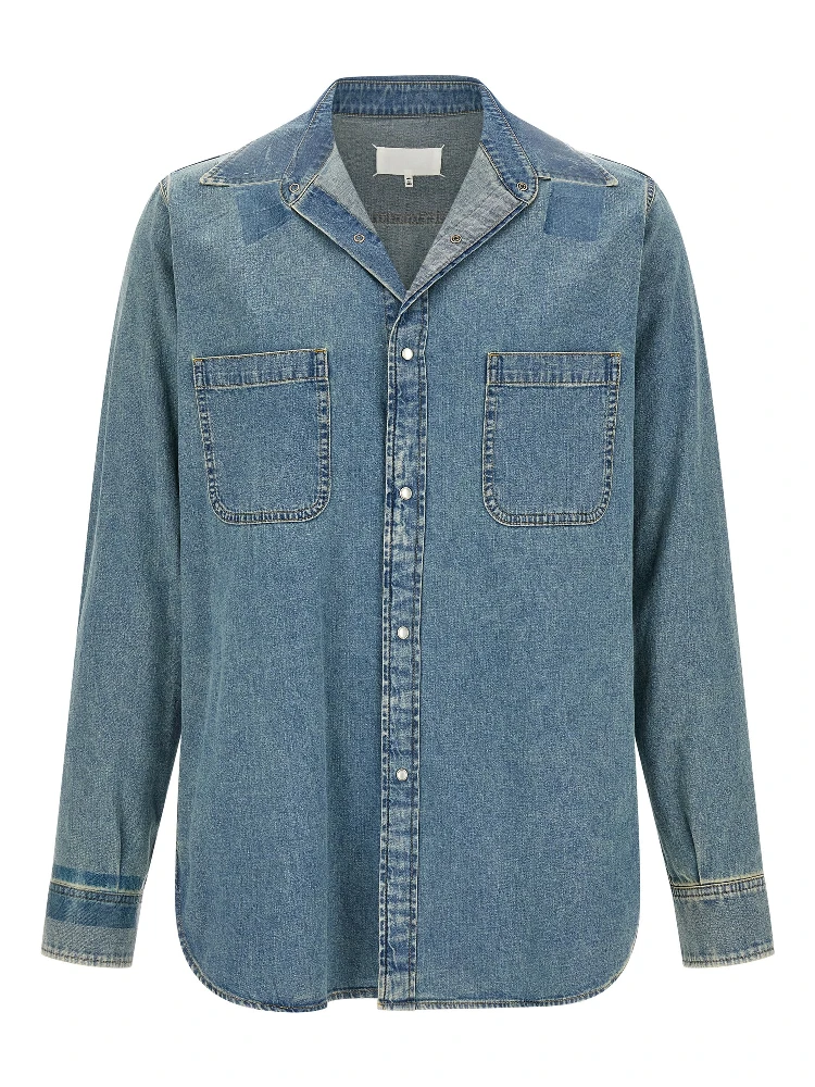 Blue Cotton Blouse