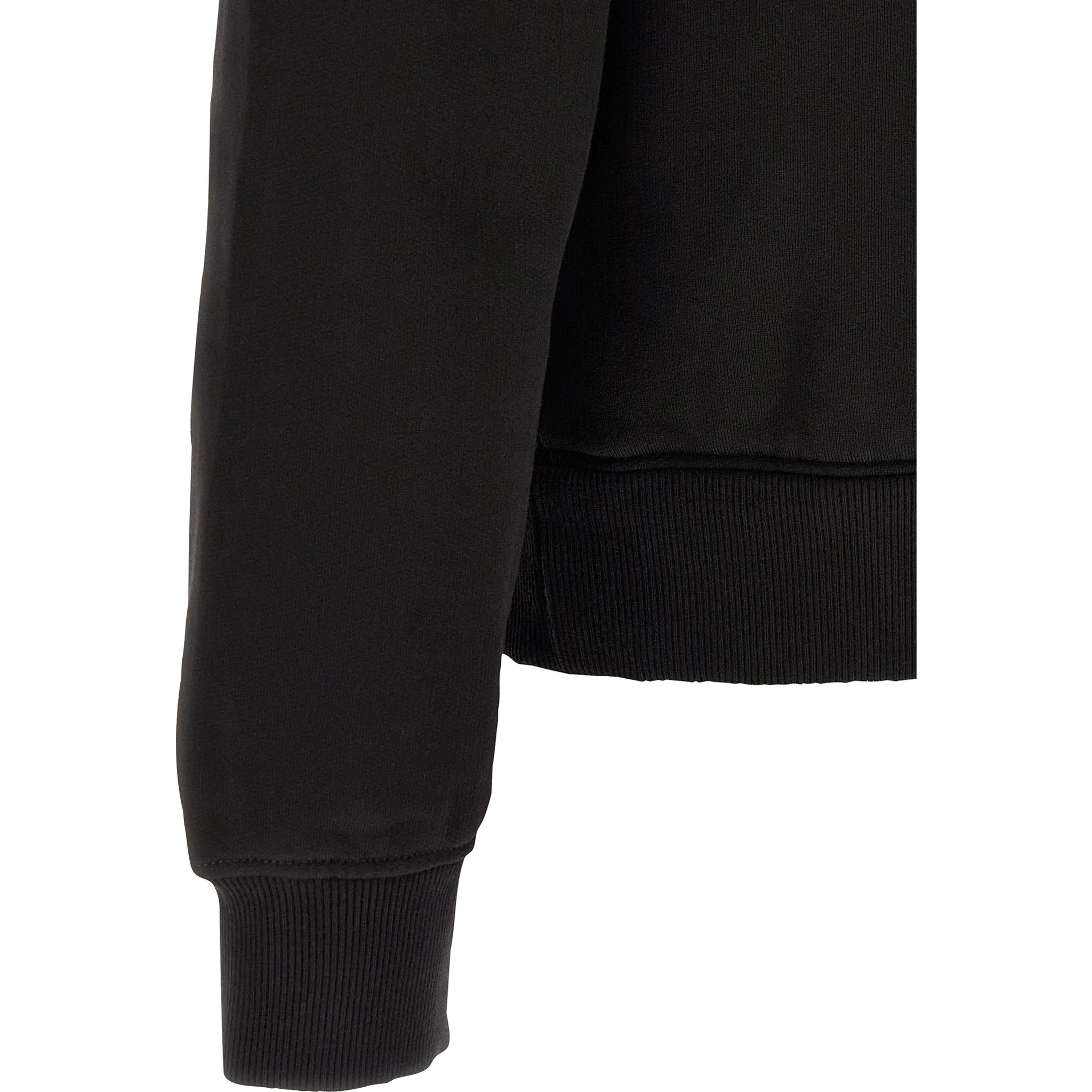 Black Cotton Sweatshirt