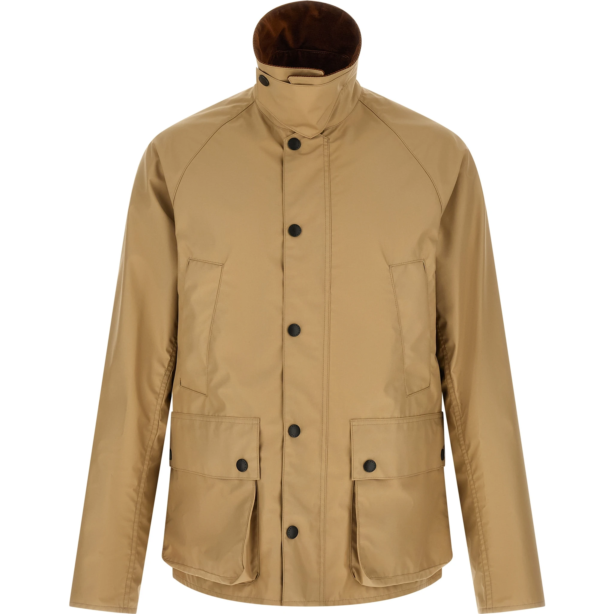 Beige Nylon Shell Jacket