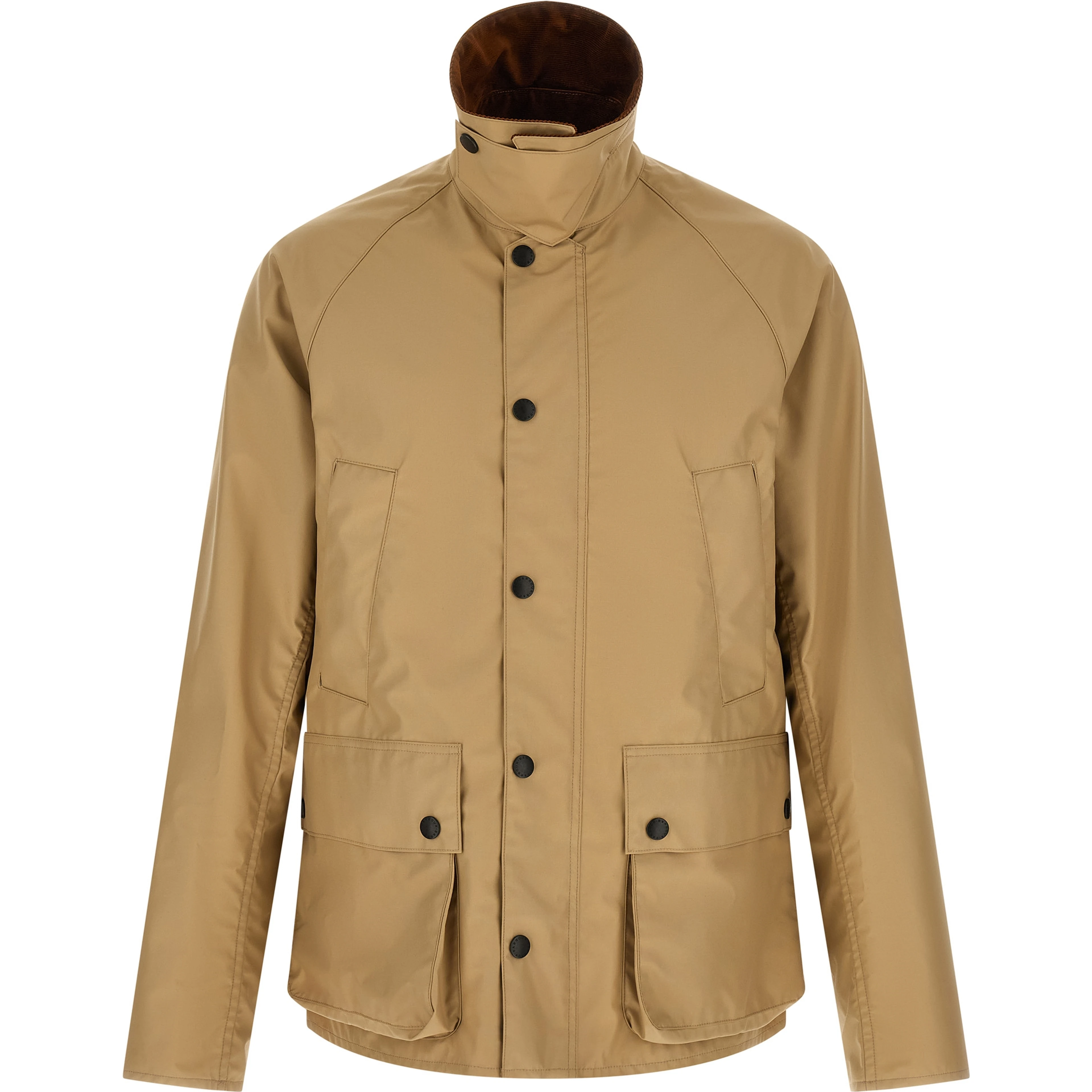 Beige Nylon Shell Jacket
