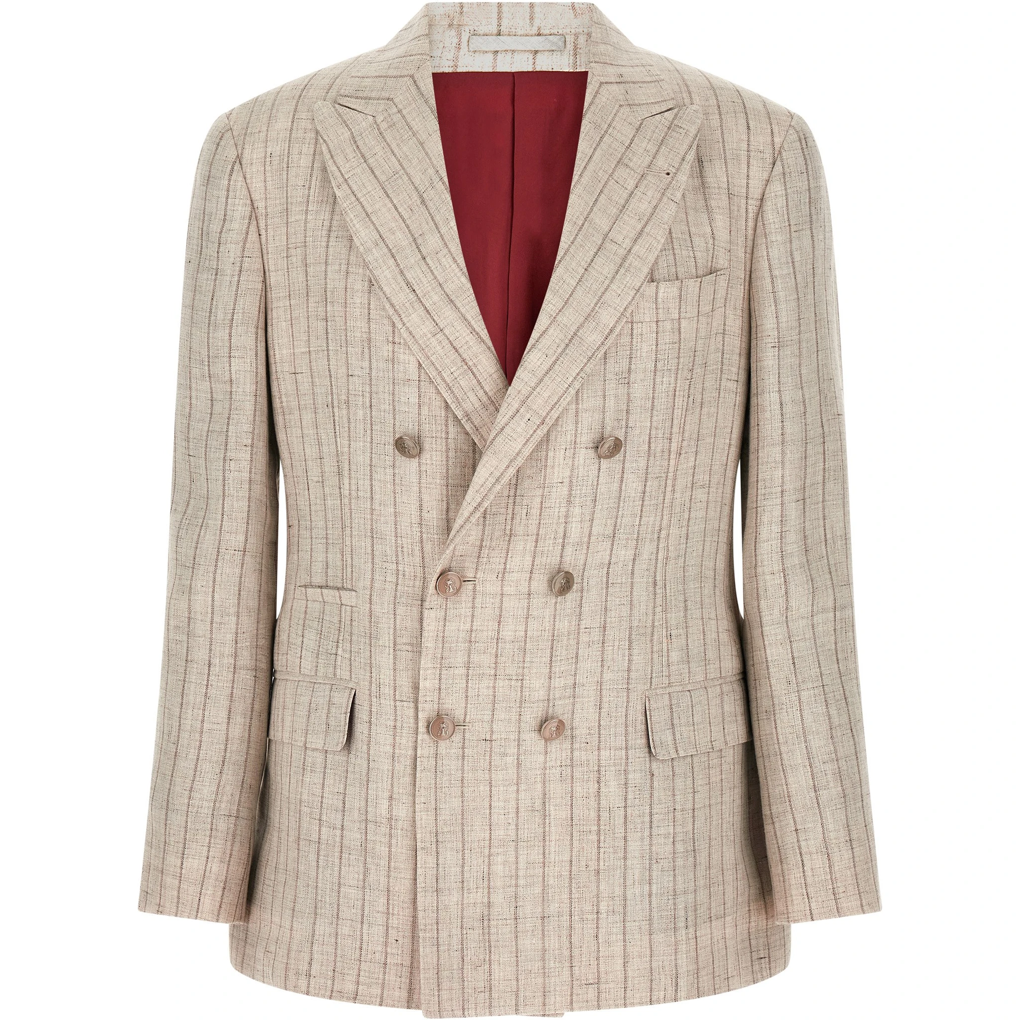 Gray Linen Blazer