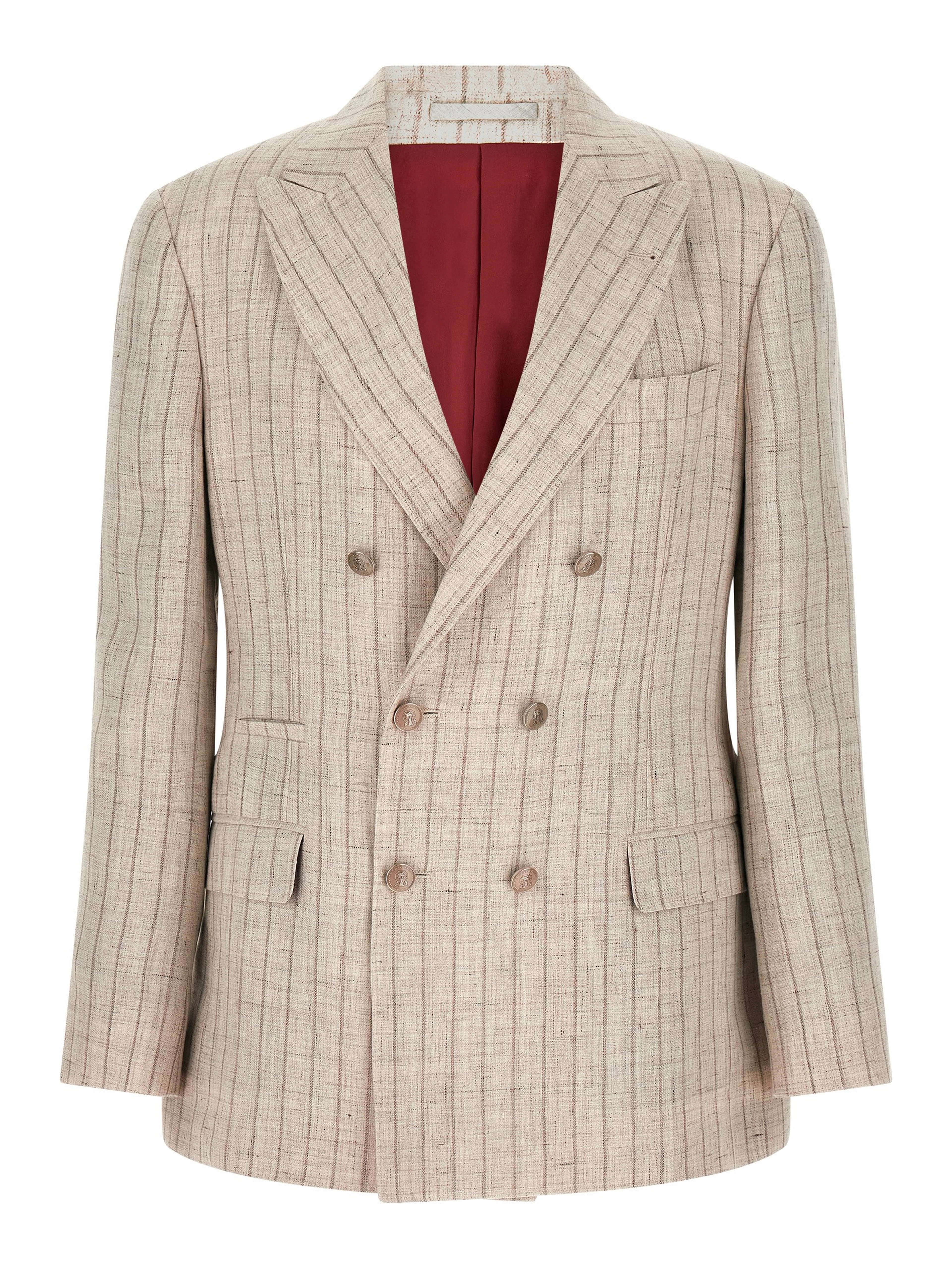 Gray Linen Blazer