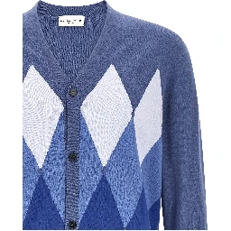 Blue Cotton Cardigan