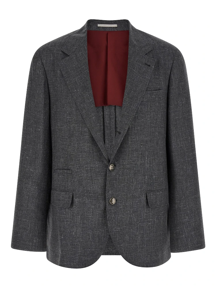 Gray Wool Blazer