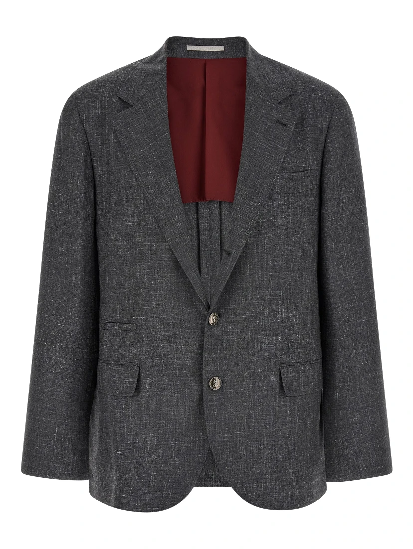 Gray Wool Blazer