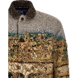 Multicolor Polyester Jacket