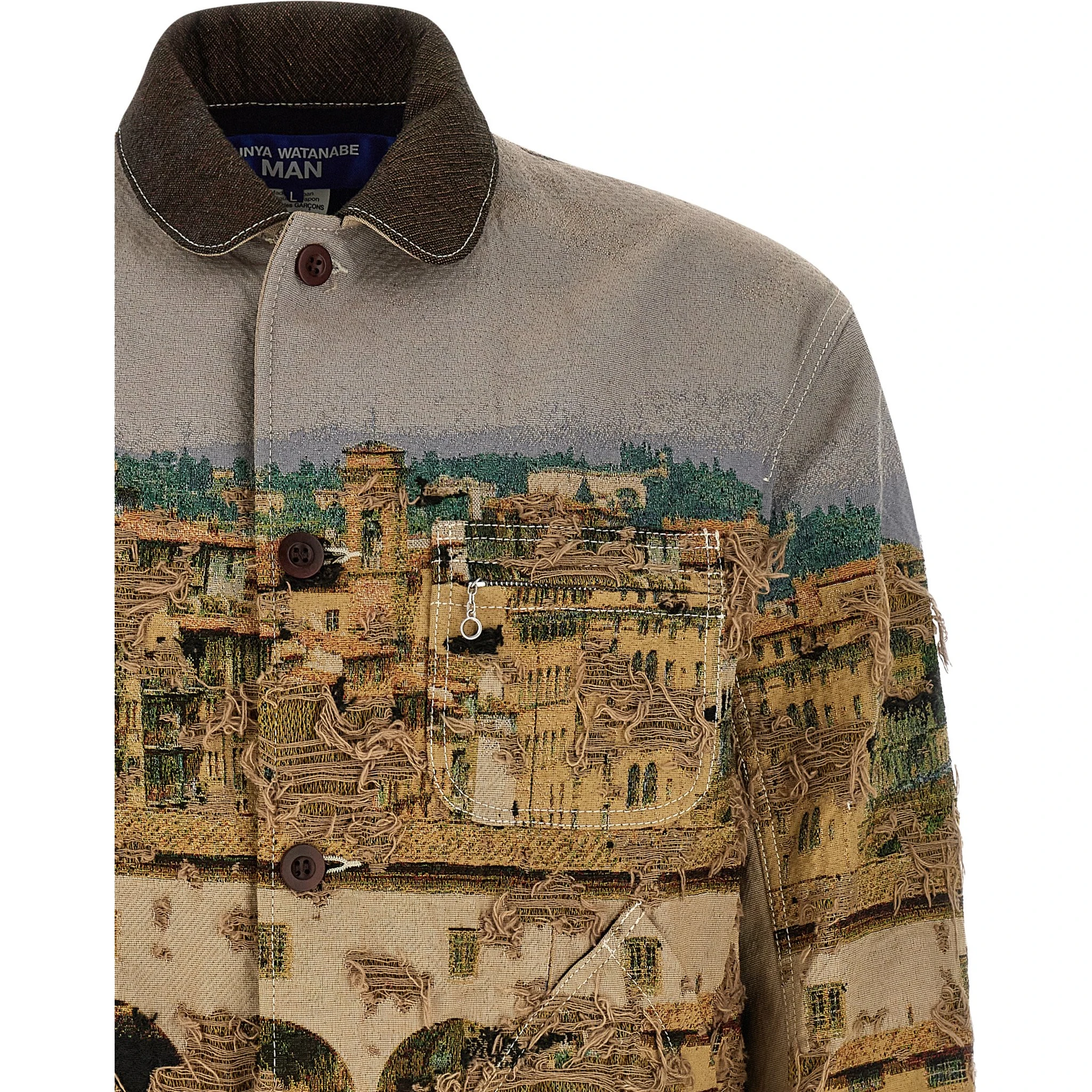 Multicolor Polyester Jacket