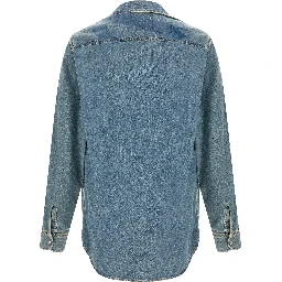 Blue Cotton Blouse