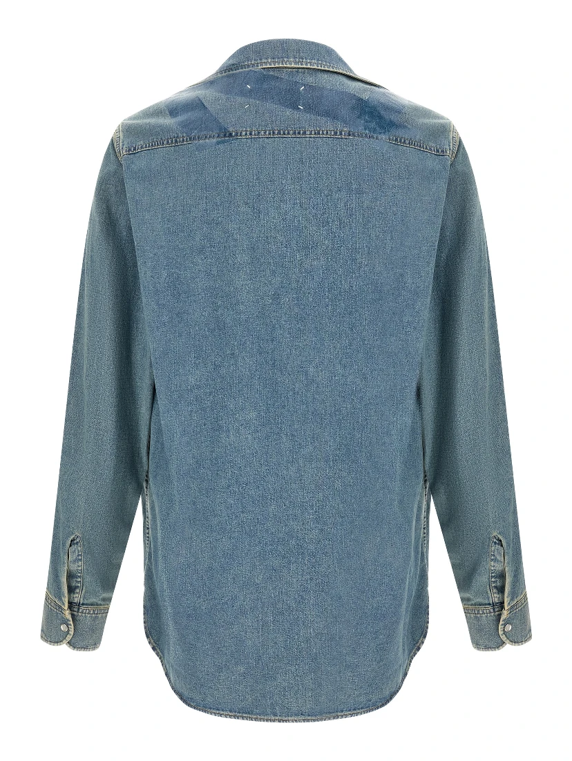 Blue Cotton Blouse