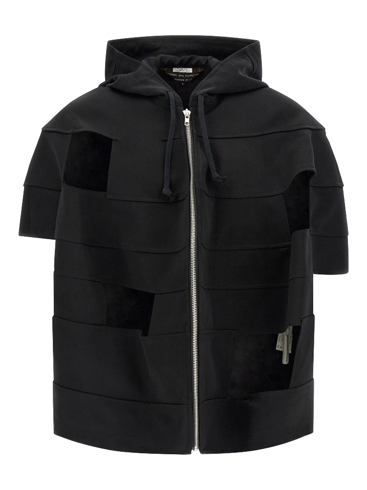 Black Wool Shell Jacket
