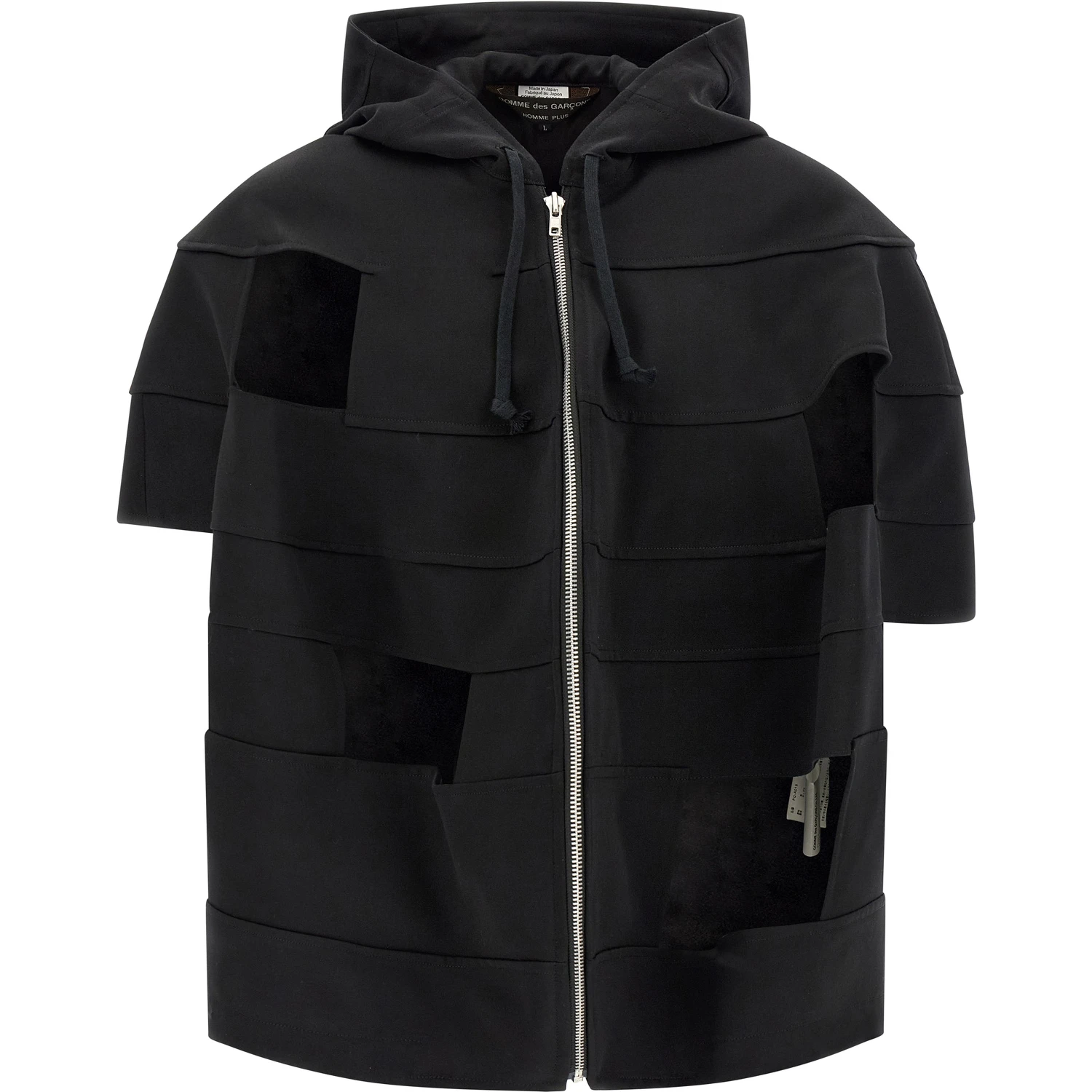 Black Wool Shell Jacket