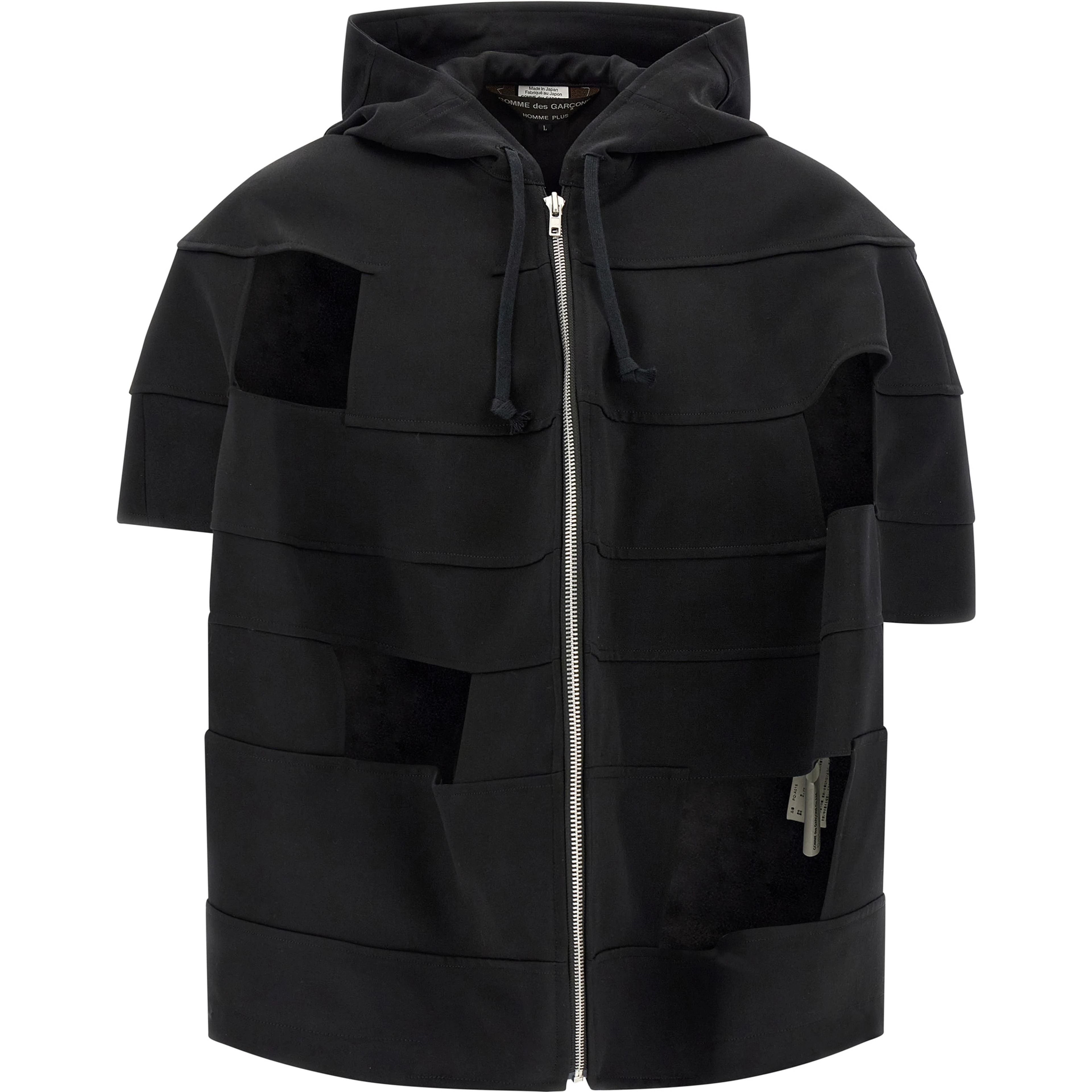Black Wool Shell Jacket