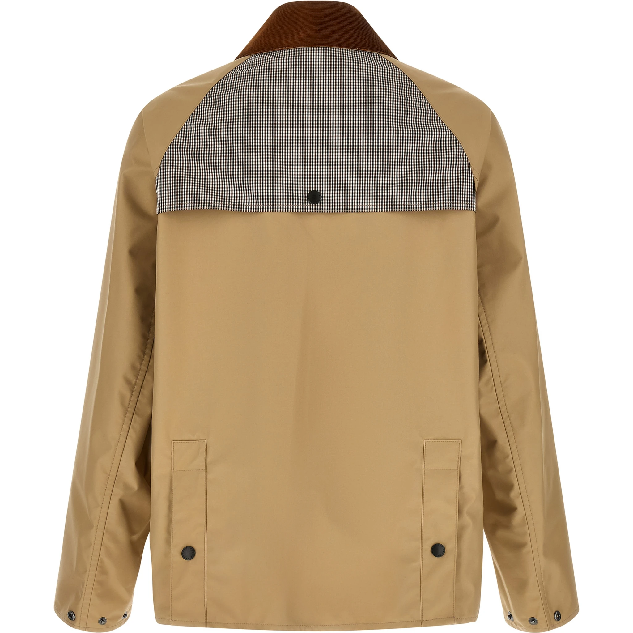 Beige Nylon Shell Jacket