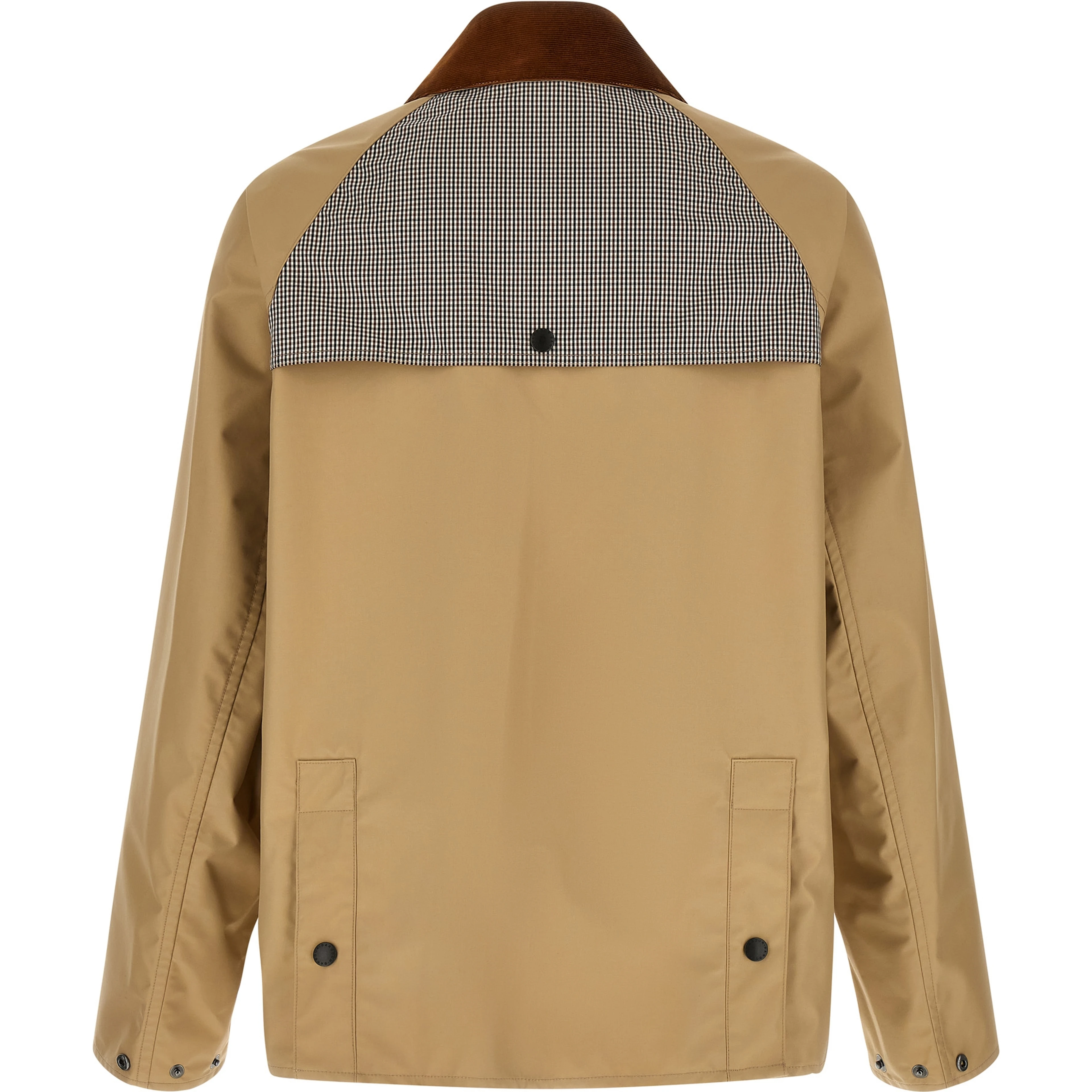 Beige Nylon Shell Jacket