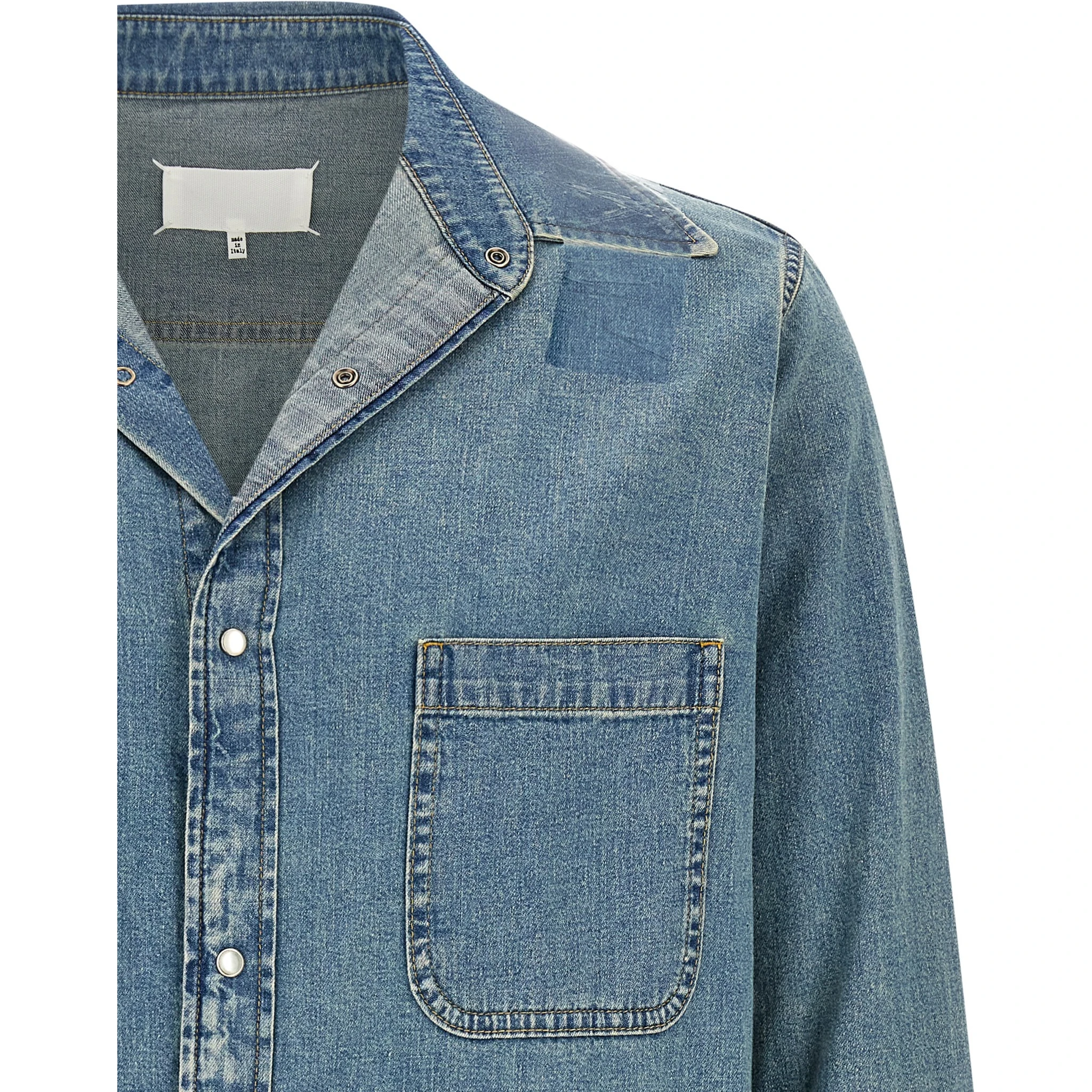 Blue Cotton Blouse