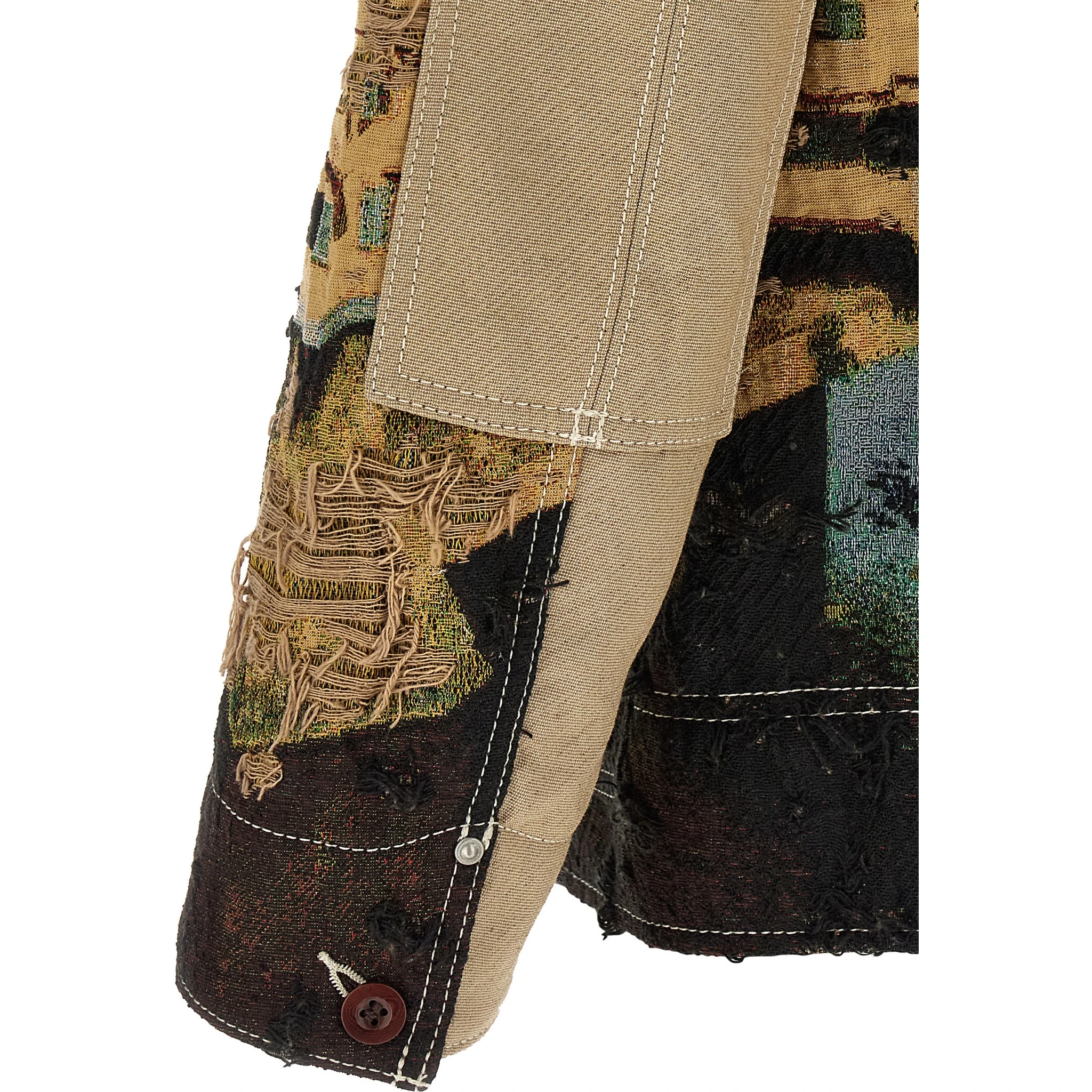 Multicolor Polyester Jacket