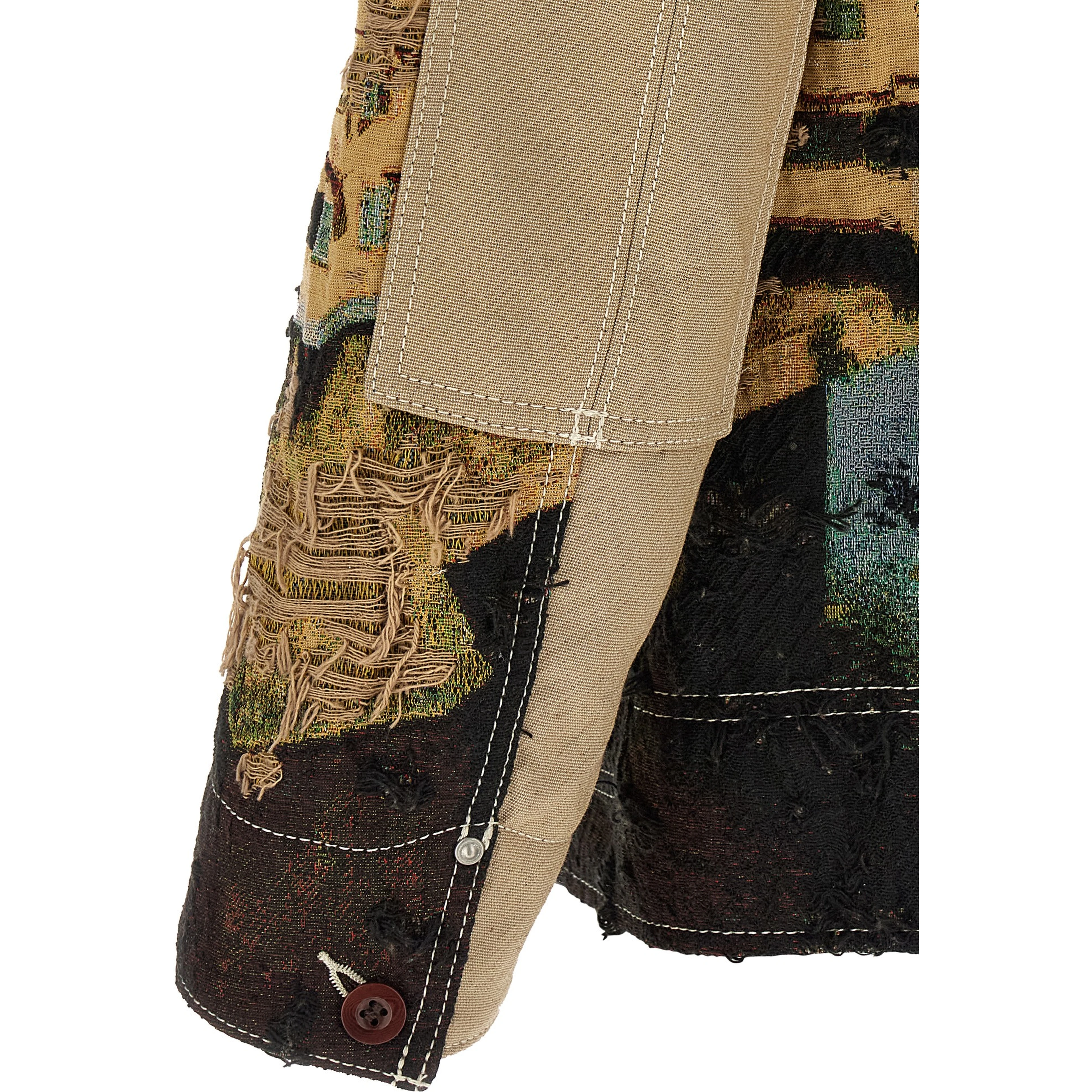 Multicolor Polyester Jacket