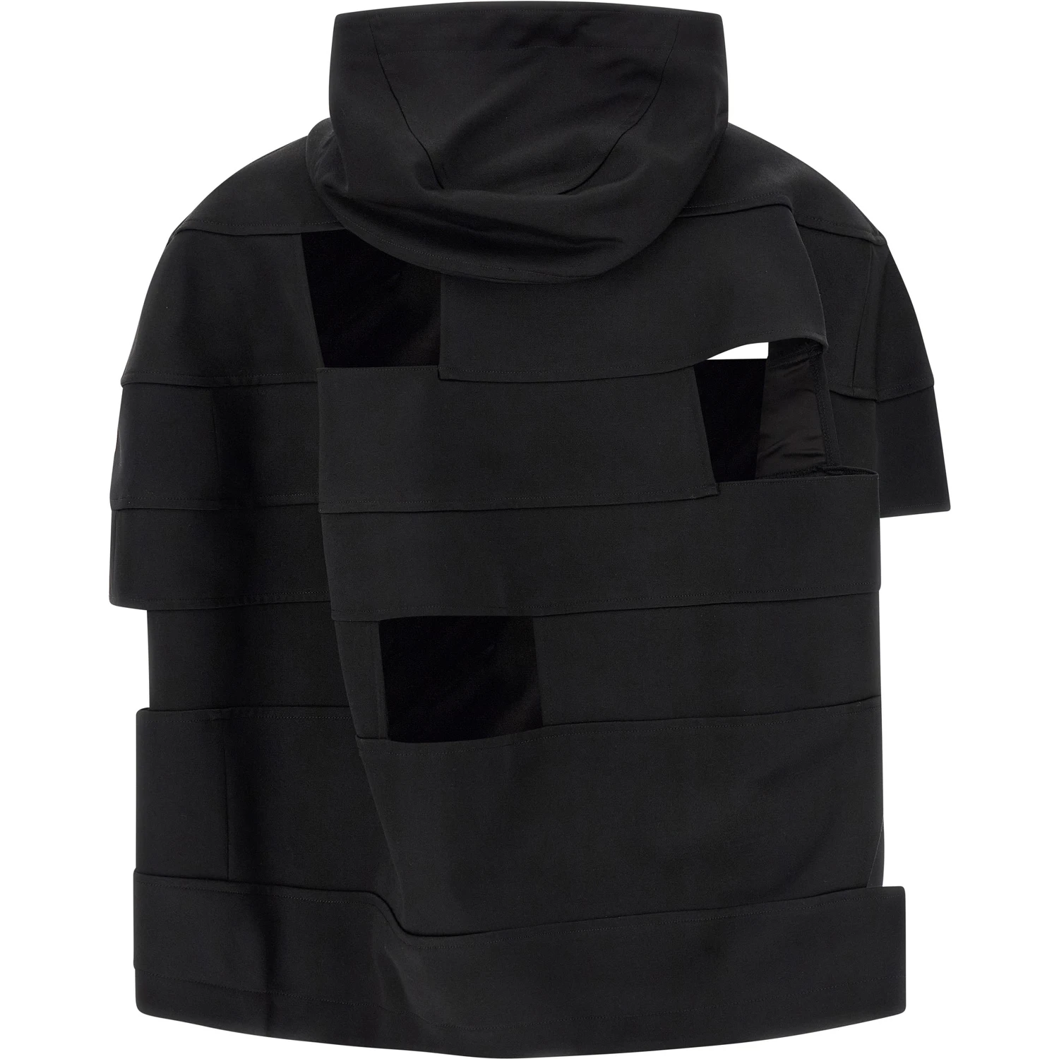Black Wool Shell Jacket