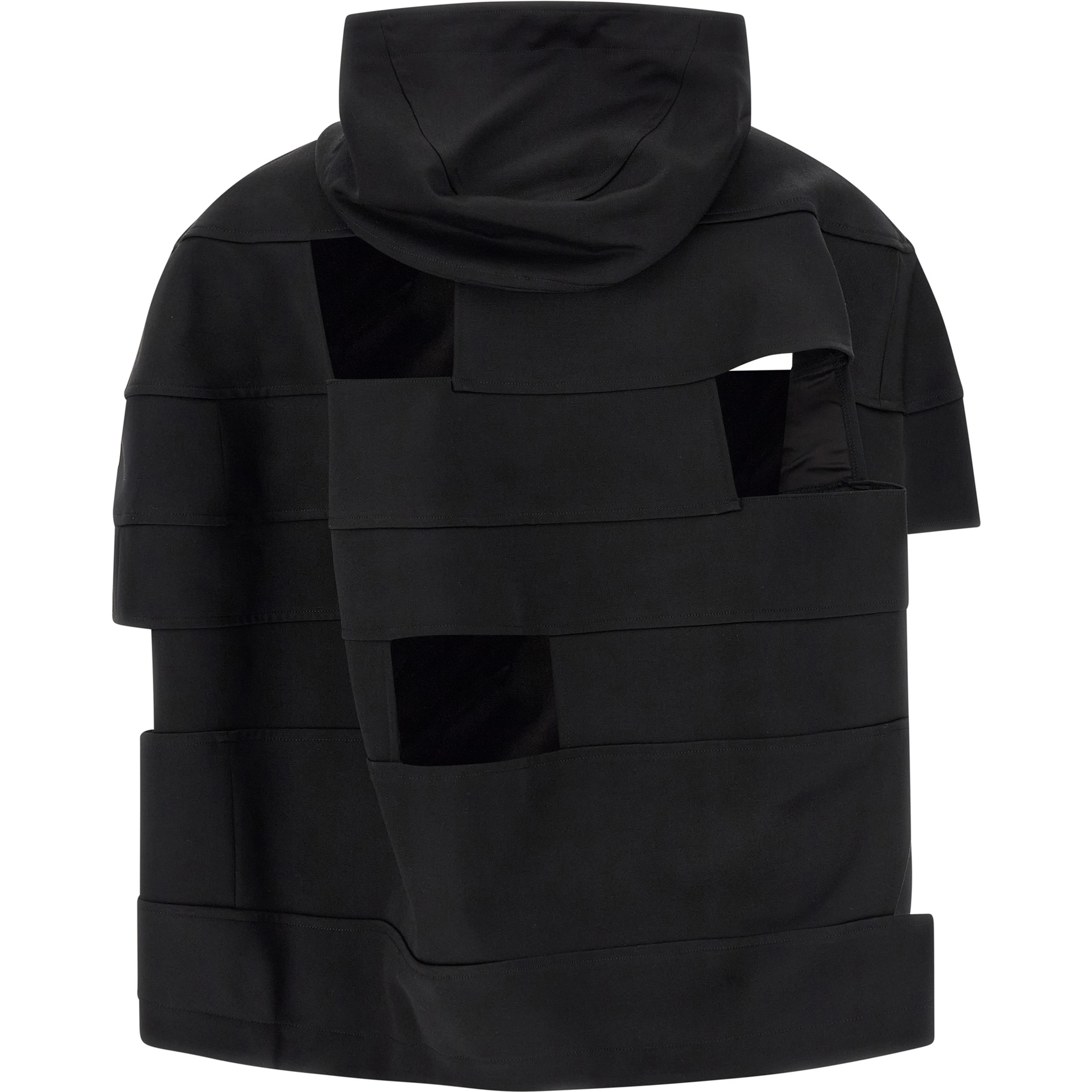 Black Wool Shell Jacket