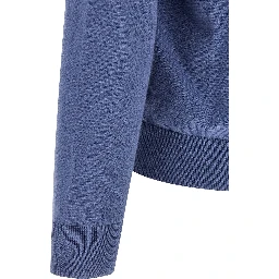 Blue Cotton Cardigan