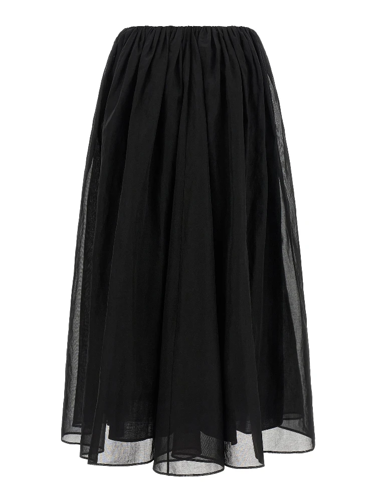 Black Cotton Mini Skirt alternative