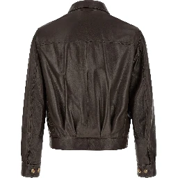Brown Lamb Leather Leather Jacket