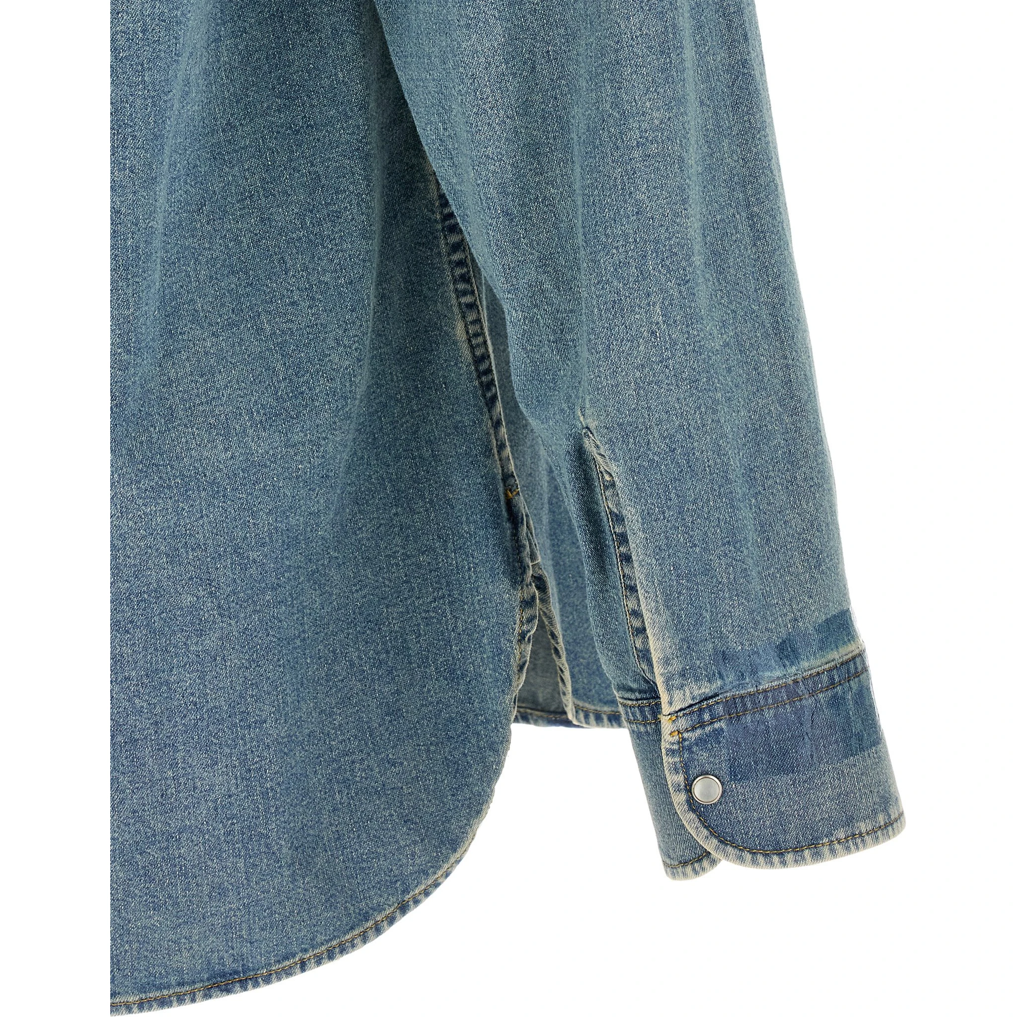Blue Cotton Blouse