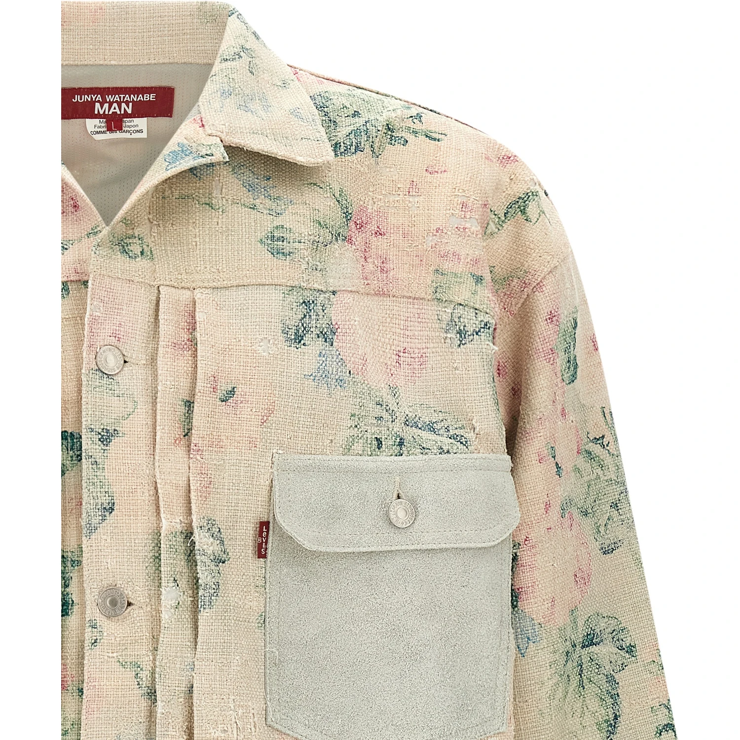 Multicolor Rayon Denim Jacket