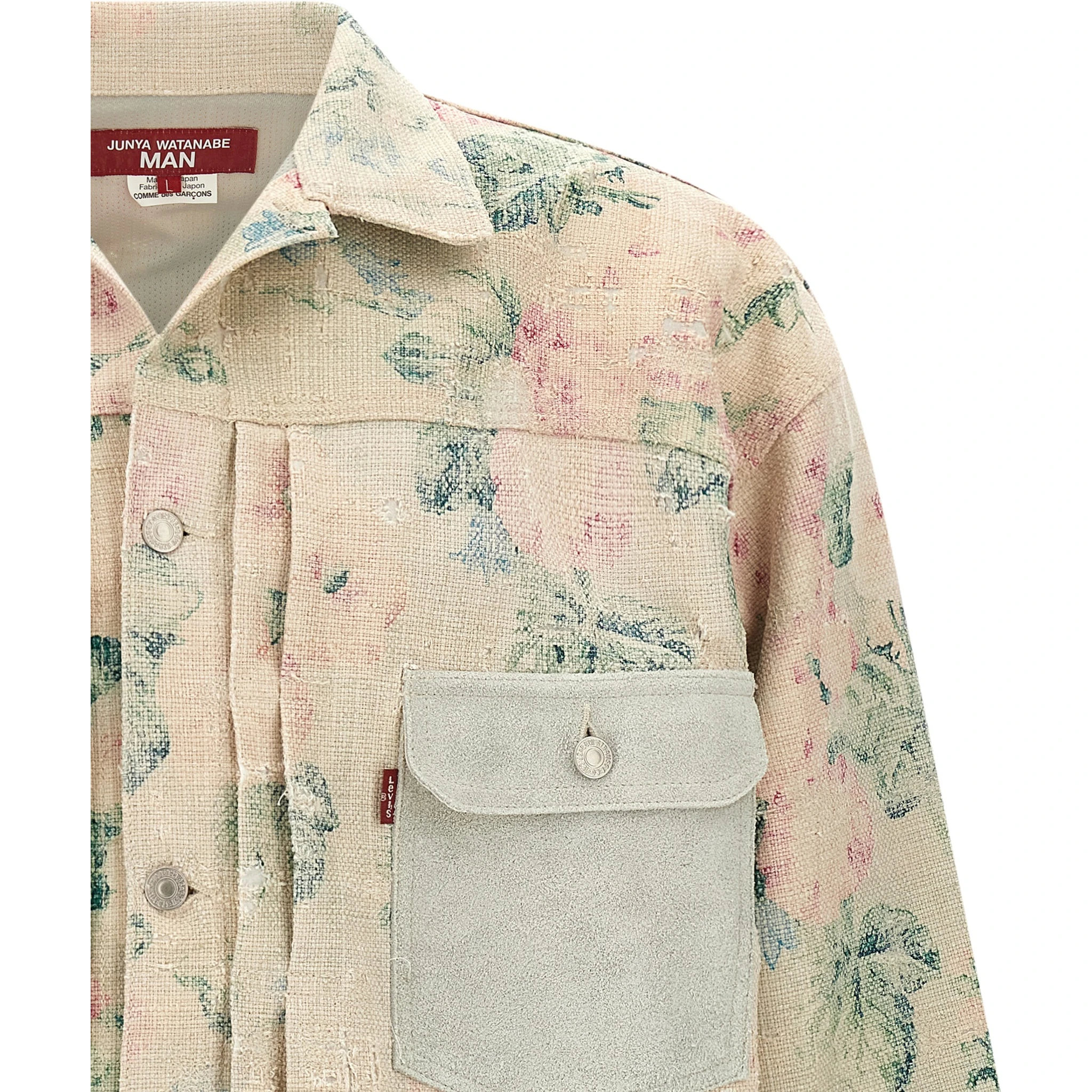 Multicolor Rayon Denim Jacket