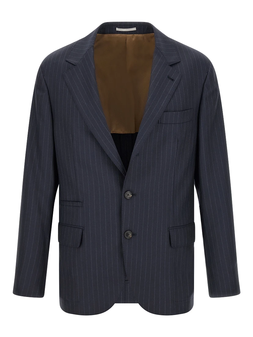 Blue Virgin Wool Blazer