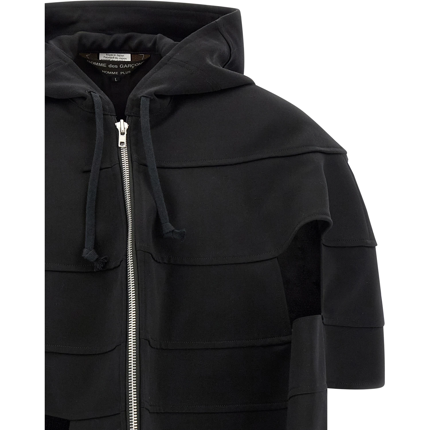 Black Wool Shell Jacket